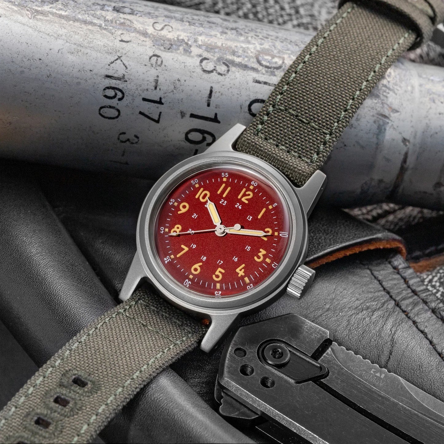 THORN Retro Military Watch 36mm Watch Made of NH35A Movement SHY-043 Sport Watch Unisex Men's and Women's Luxury