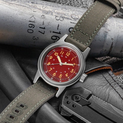 THORN Retro Military Watch 36mm Watch Made of NH35A Movement SHY-043 Sport Watch Unisex Men's and Women's Luxury