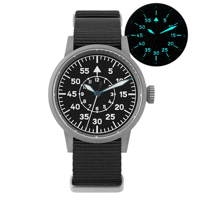 Militado ML10 Quartz Watch VH31 Sweeping Second Movement Sapphire Crystal BGW9 Luminous 10Bar Waterproof 36.9mm Vintage Watches