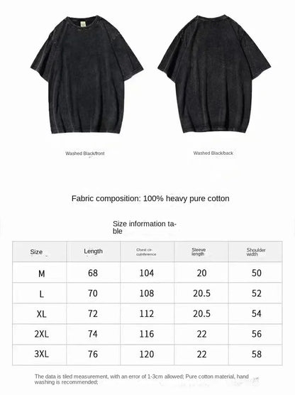Classic Anime Manga Games Sonic Peripherals Print T-shirts Fashion Loose Casual Tee Men Women Retro Washed Cotton Tops