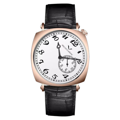 New 2026 Specht & Söhne 1921 Men's Automatic Mechanical Wristwatch Rose Gold Sapphire Crystal Genuine Leather Relogio Masculino