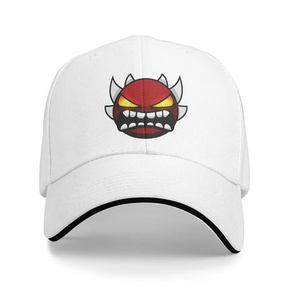 Geometry Gaming Cube Dash Baseballové čepice Hip Hop Extreme Demon Sandwich Cap Unisexový styl Nastavitelná čepice typu „dad hat“ Běh Golf