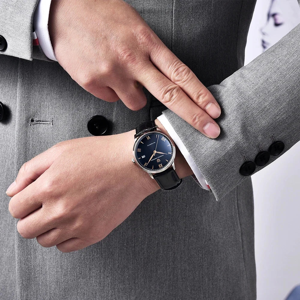 PAGANI DESIGN 40MM Pilot Men Mechanical Watch Luxury Sapphire Glass Automatic Watch 100M Waterproof NH35 Wristwatch For Men