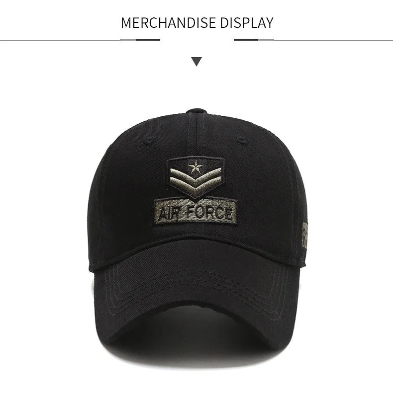 Four Seasons Hats Men's Trendy Hats Korean Casual Hats Spring and Autumn Outdoor Sunhats Camouflage Sunscreen Men's Baseball Caps