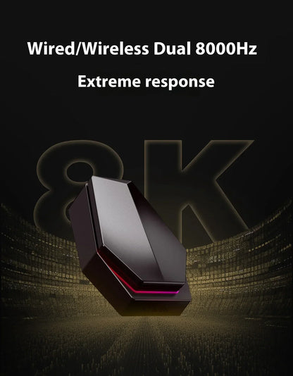 Mouse gaming wireless ATK Blazing Sky X1/X1V2 8K a bassa latenza, leggero per FPS, Liekong E-sports, accessori PC personalizzati