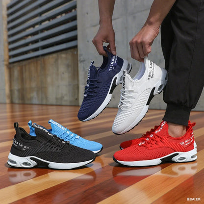 Chaussures De sport à semelles épaisses pour hommes, Design à la mode, respirantes, confortables, chaussures De randonnée en plein air, Zapatillas Hombre De Segu