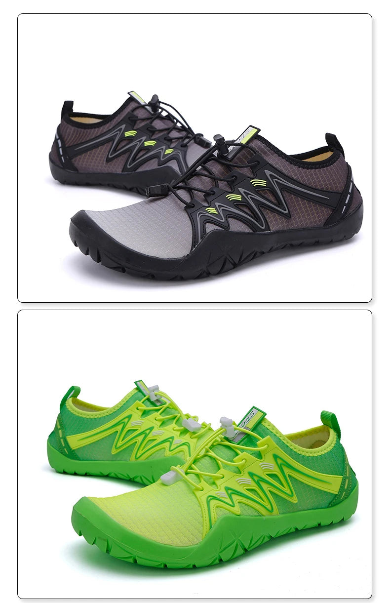 Zapatos acuáticos unisex de secado rápido con drenaje para vadeo, playa, deportes acuáticos, natación, yoga, buceo, surf y uso barefoot
