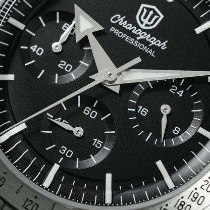 Relógio Masculino Watchdives New Wd1863 Quartz VK63 Chronograph, Safira Abaulada, Impermeável, 39Mm, Aço, Marca Premium, Luxo Business