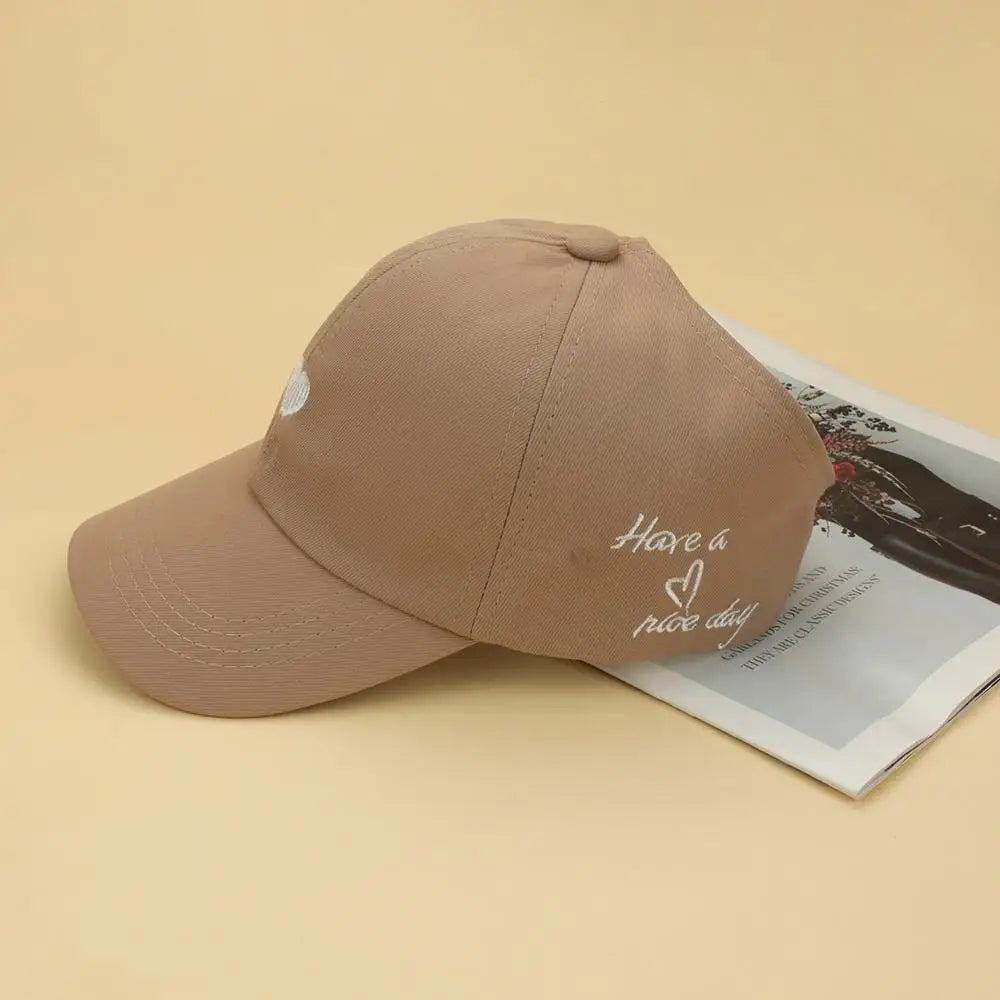 Cappellino estivo da ragazza con coda alta, visiera parasole ad asciugatura rapida, cappellino da baseball per bambini senza visiera, cappellino regolabile da ragazza in colori pastello