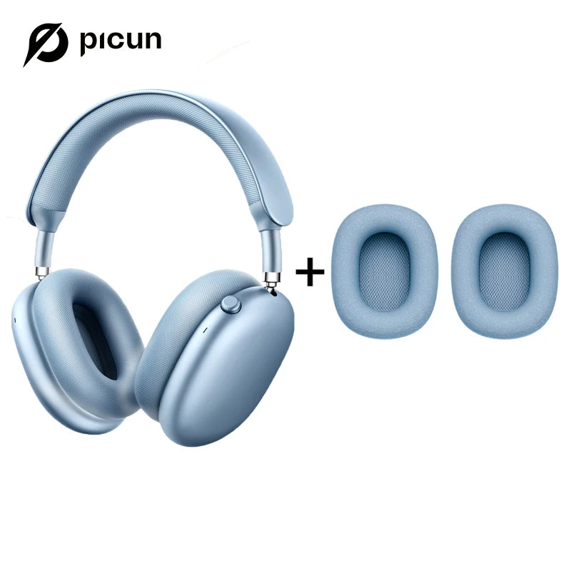 Auriculares inalámbricos Picun F8MAX ANC con cancelación activa de ruido híbrida de 59dB, audio espacial, Bluetooth 6.0, diseño over-ear y hasta 180H
