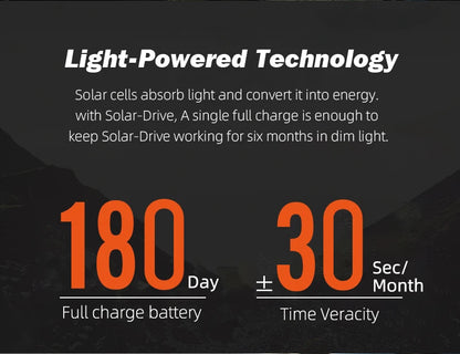 NORTH EDGE EVOQUE 2 Men Digital Military Watch Waterproof 50M Men's Sport Wristwatches Solar Power Luminous Enviormentally Clock