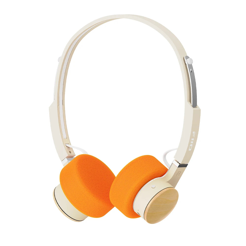 Auriculares Bluetooth On-Ear FIIO EH11 – Diadema inalámbrica Hi-Res LDAC con graves, batería de 30H, conexión a dos dispositivos y diseño retro ligero