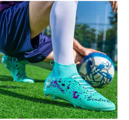 New Men's Professional Soccer Shoes Non-slip Football Boots Unisex Breathable Futsal Sports New Cleats Drop Shipping Ultralight