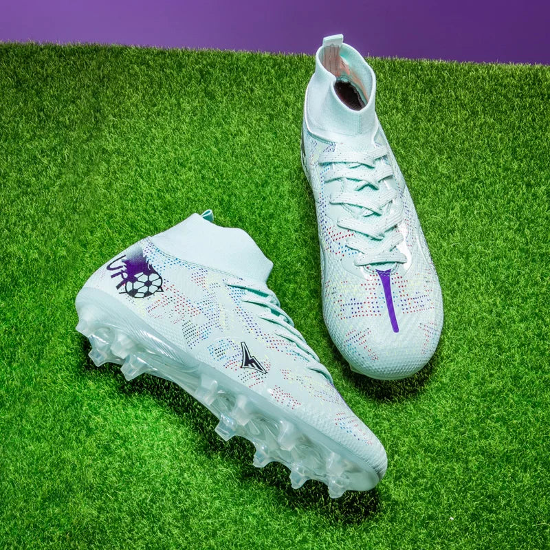Scarpe da calcio professionali da uomo, scarpe da calcetto con tacchetti, sneakers da calcio ultraleggere per allenamento e sport all’aperto