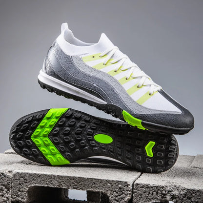 Chaussures de football pour hommes, respirantes, pour l'entraînement, livraison directe, crampons de sport pour matchs, chaussures de football FG/TF, ultra-légères, à crampons longs