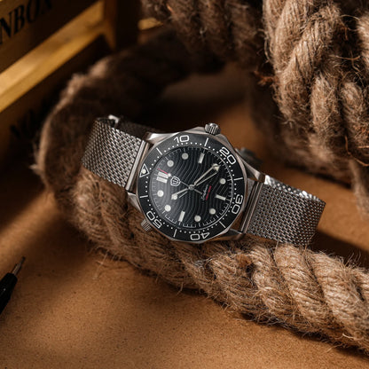 Watchdives 42mm Titanium Dive Watch NTTD VH31 Sweep Second Quartz Movement 200m Waterproof Super Luminous Men Watches
