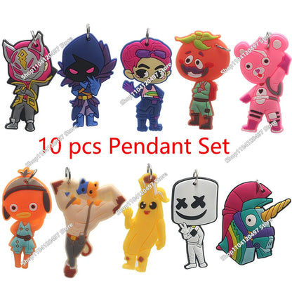 8Pcs/Set 10cm Fortnite Toys Action Figure Model Game Battle Royale Cool Toy Doll Kids Boys Fun Birthday Xmas Gift