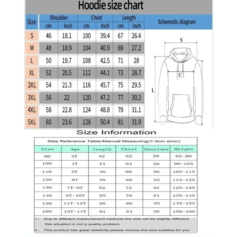Dragon Broly Genuine Joint Men's Pullover 2025 Autumn and Winter New Loose Casual Gym Sports American Hip Hop Sweater Top