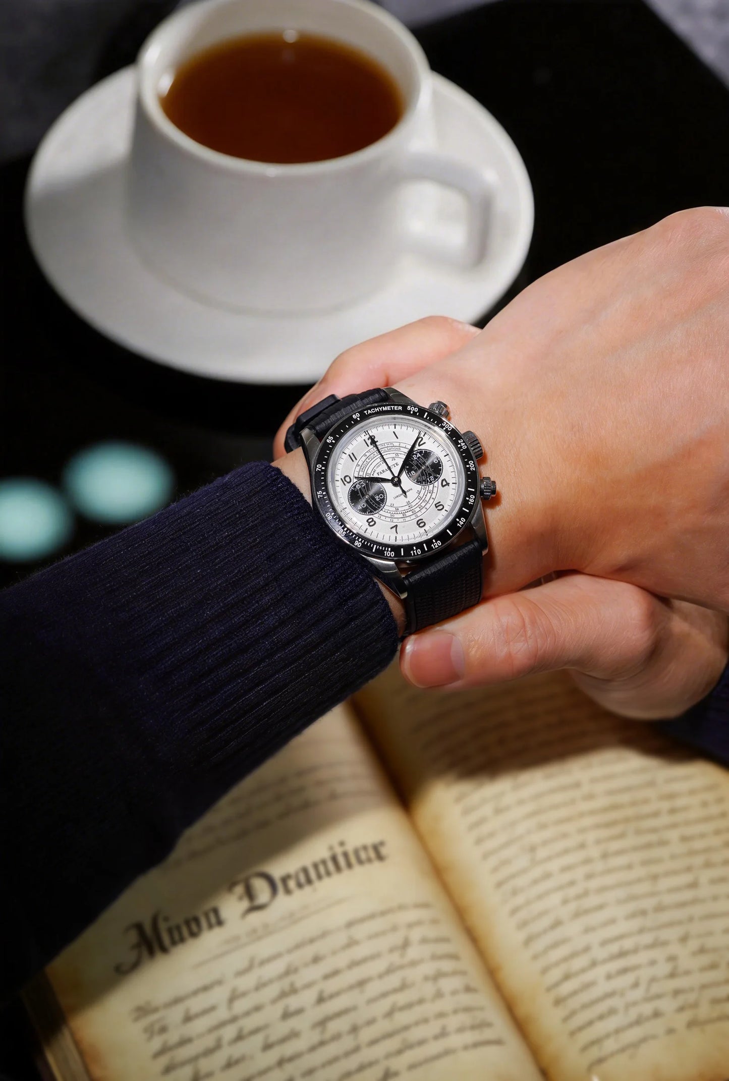 FARASUTE New Japan VK64 Quartz Movement Men Watch Casual 10Bar Waterproof Speed Sports Chronograph Wristwatch Clock Reloj Hombre