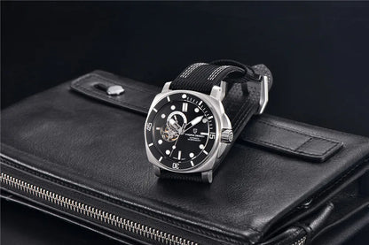 PAGANI DESIGN 2025 New Tourbillon Skeleton Luxury Automatic Watch For Men Japan NH39A Stainless steel Mechanical WristWatch Men