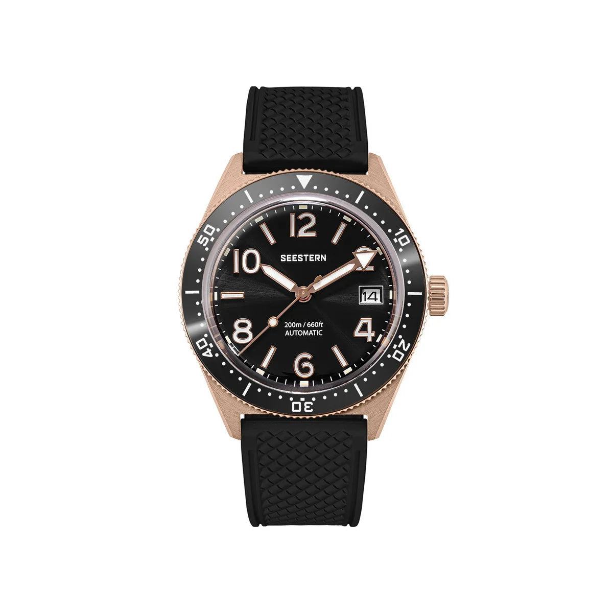 Sugess Diveing Watch of Men Automatic Mechanical Wristwatches 20ATM Waterproof Sapphire NH35A Movement BGW9 Luminous New S434-2
