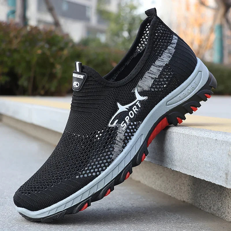 Men's summer sneakers, sporty men's mesh shoes, breathable sports shoes, canvas lightweight sneakers, cheap shoes clearance
