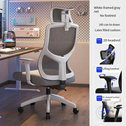 UVR Gaming Computer Chair Ergonomic Office Chair with Reclining Backrest, Adjustable Height, Comfortable Swivel Computer Chair for Home & Office