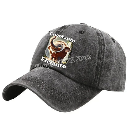 Italienisch Brainrot Damen Herren Mützen Kinder-Baseballmütze Accessoires Mütze Jungen Mädchen Mützen Verstellbar Herren Trucker-Mütze Sonnenhut Kinder Geschenk