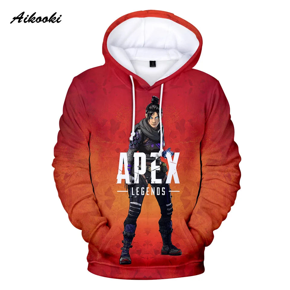Personality 3D Printed Game Apex Legends Hoodies Sweatshirts Men Women High Quality Hoody Game Long Sleeve Plus Size Hoodies