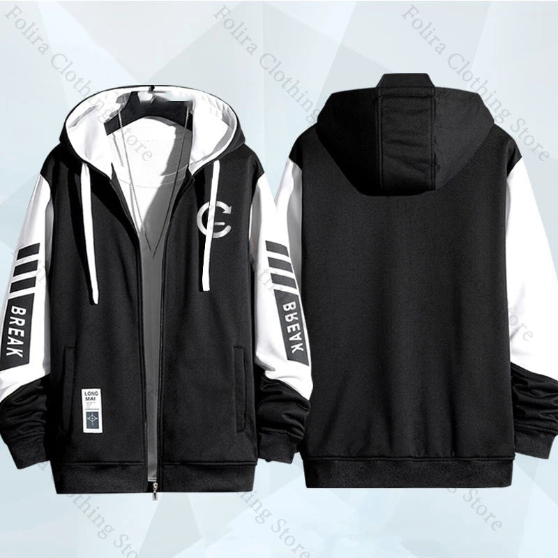 Produit gaming premium Fraquane, Anime Link Click Charles Lucas Same Coat Hoodies Cosplay Costume Sweatshirts Man Hoodie Women Man Clothing Men's Sweatshirts, équipement gamer