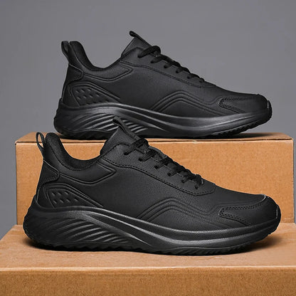 Autumn and Winter Men's Waterproof Sneakers, Soft and Cushion Sport Shoes for Walking, Plus Size 39-48 Casual Shoes for Men