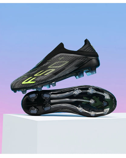 New Men's Football Boots Turf Comfortable Ultralight Soccer Shoes Non Slip Sport Fg Grass Cleats Futsal Indoor Adult Non-Slip