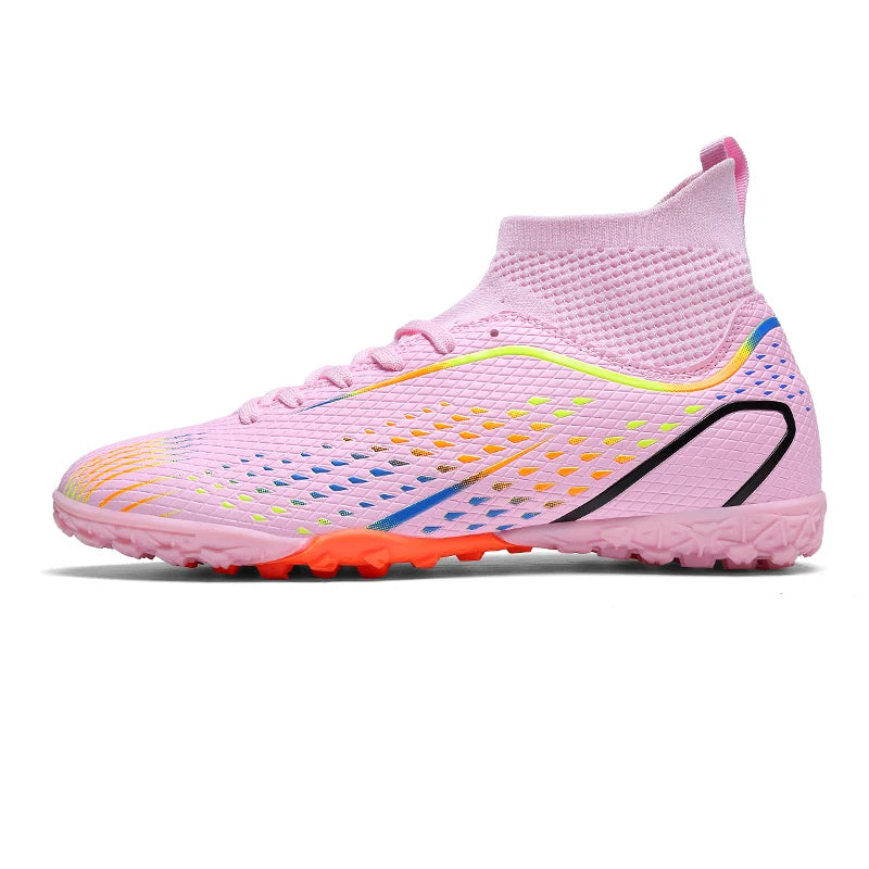 New Men's Soccer Shoes Professional Football Boots Turf Futsal Match Grass Unisex Outdoor Training Soccer Cleats Non-Slip Breathable