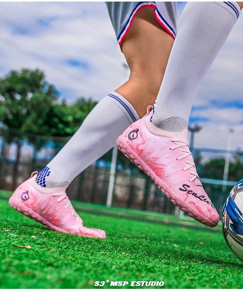 Zapatillas de fútbol profesionales para hombre y mujer de alta calidad, botas de fútbol de moda para hombre, talla grande 46, zapatillas de fútbol sala, deportivas para hombre