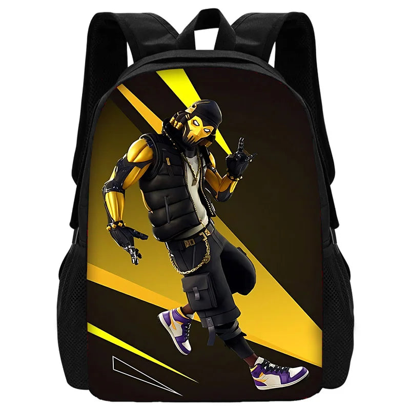 Mochilas infantis Classic Game Fortnites para meninos e meninas, presente de aniversário para estudantes, mochilas escolares unissexo para criança, mochila de campismo durável