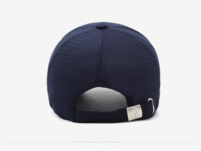 Nouvelle casquette de baseball en maille printemps-été, casquette de sport d'extérieur, casquette respirante anti-UV, casquette simple et décontractée pour homme et femme