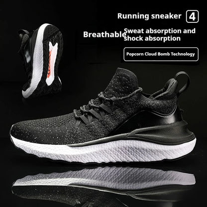 NEW Mijia Sport Shoes 4 Lightweight Ventilated Elastic Knitting Leisure Breathable Non-Slip Running Trainer Sneakers