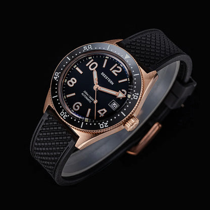Sugess Diveing Watch of Men Automatic Mechanical Wristwatches 20ATM Waterproof Sapphire NH35A Movement BGW9 Luminous New S434-2