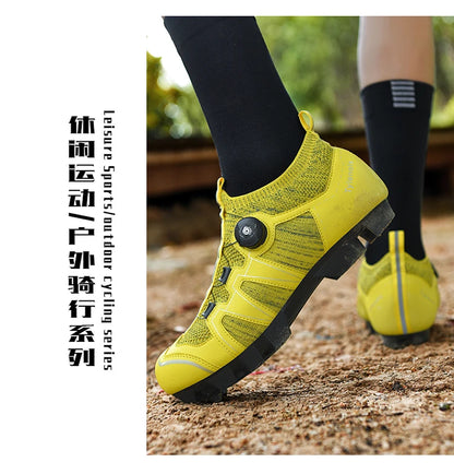 Mountain Bike Shoes Men's Cycling Shoes Quick Ratchet Buckle Compatible with SPD System Pedal for Indoor Outdoor Women MTB Shoes