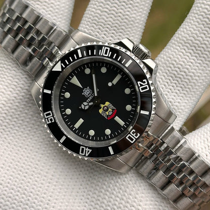 STEELDIVE SD1954 Black Dial 41MM Stainless Steel NH35 Automatic Movement What Ghost Mens 300M Dive Watch  Sapphire Glass