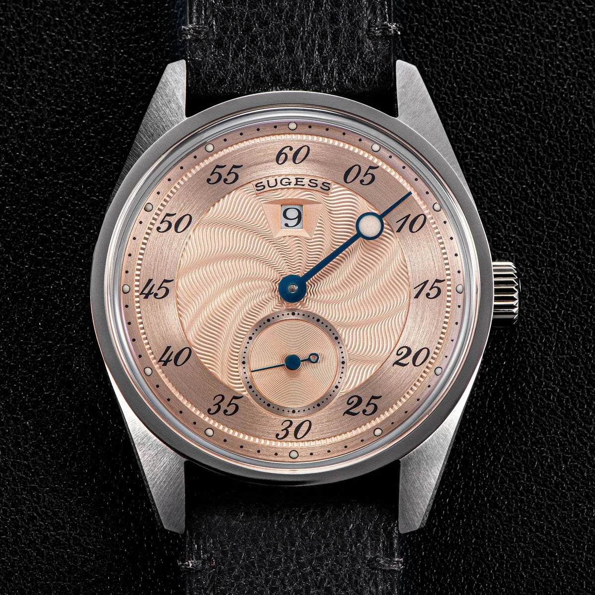 Sugess Watch of Men Automatic Mechanical Wristwatches ST1721 Movement Luminous Simple Fashion Clock Waterproof Glass S451 New