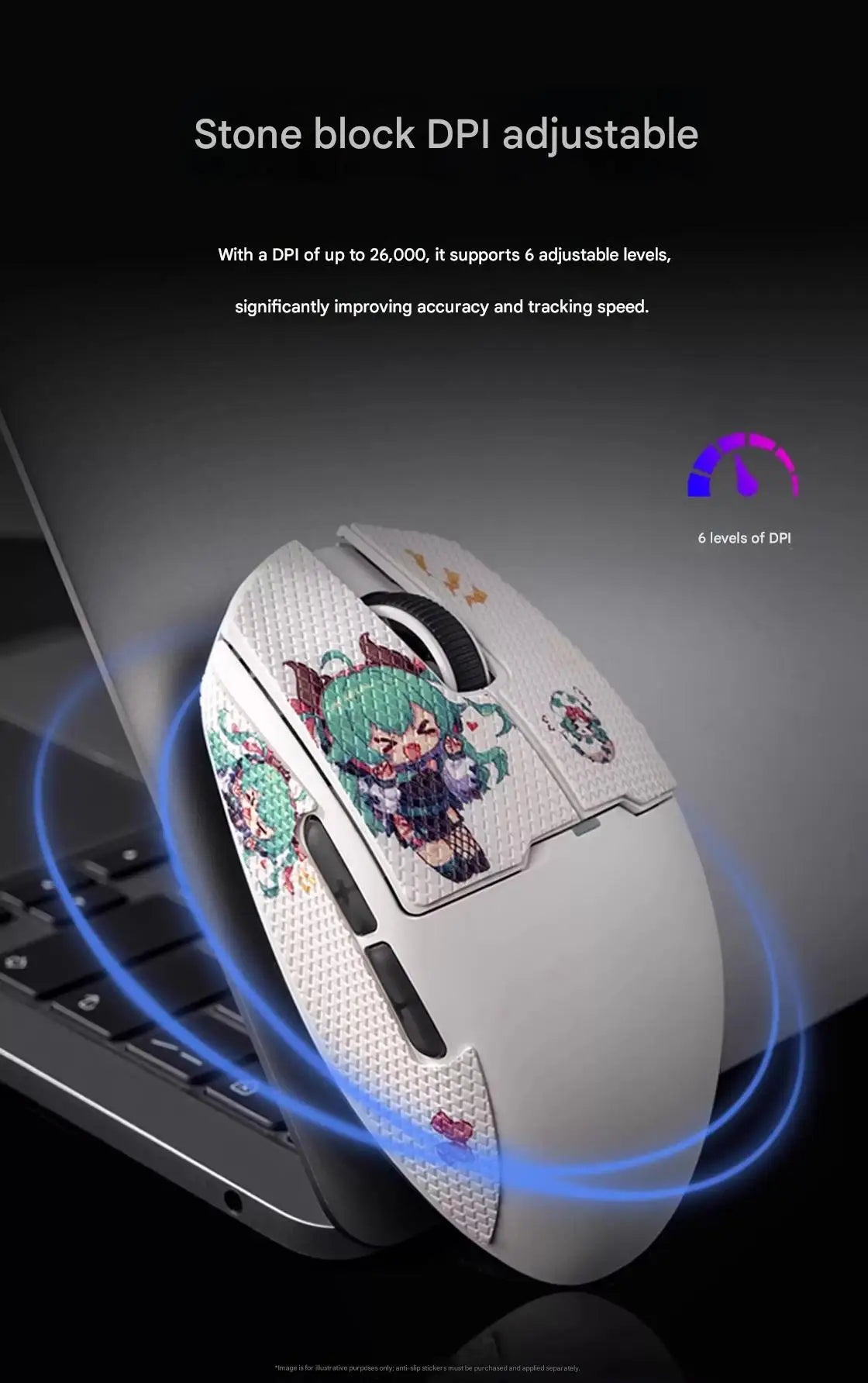 Aigo GM80 PLUS PRO Wireless Mouse Bluetooth PAW3311/PAW3395 Lightweight 1000HZ Wired Three-mode Gaming E-sports Mouse Gift