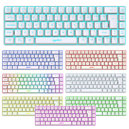 Offerta imperdibile! Tastiera gaming cablata spagnola a 69 tasti con retroilluminazione RGB, design compatto 68%, un accessorio indispensabile per professionisti e gamer