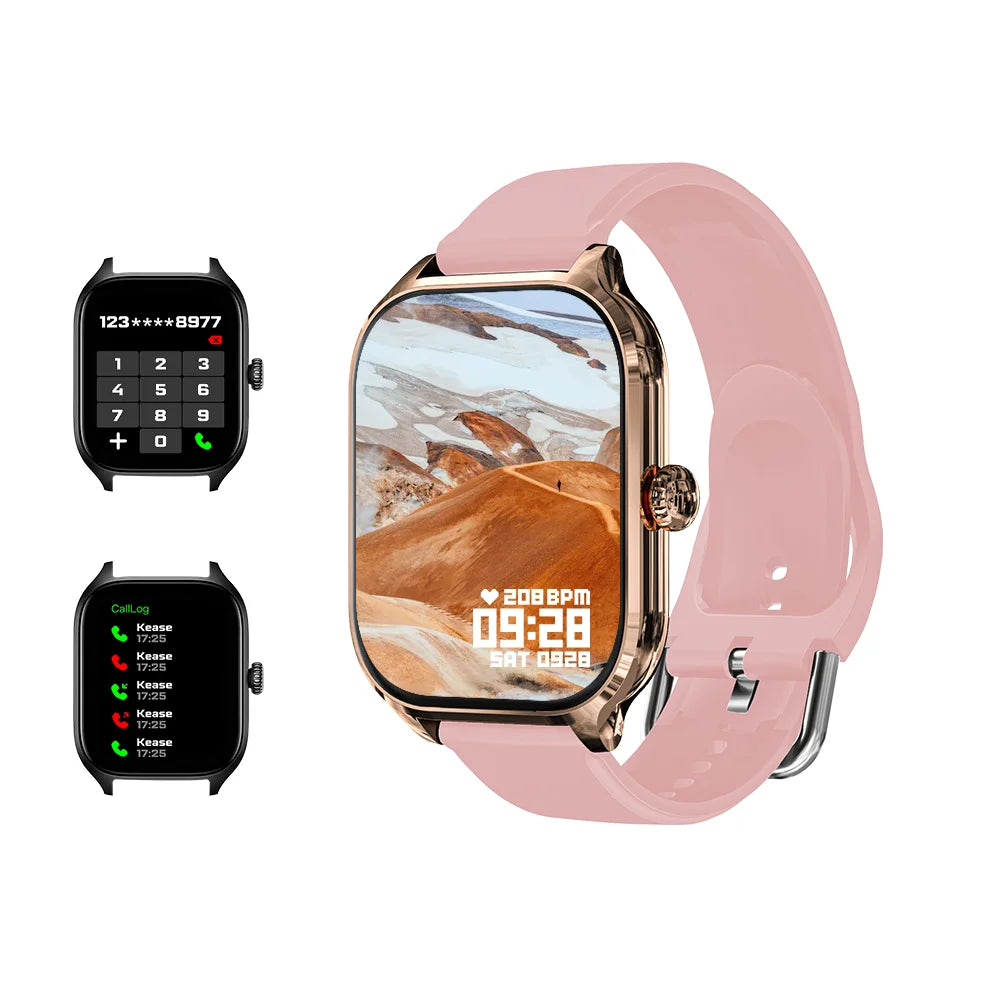 LAXASFIT New H9 Pro max Smart Watch Dial to Answer Calls Calorie Tracking Heart Rate Oximetry Monitoring Bluetooth Smartwatch