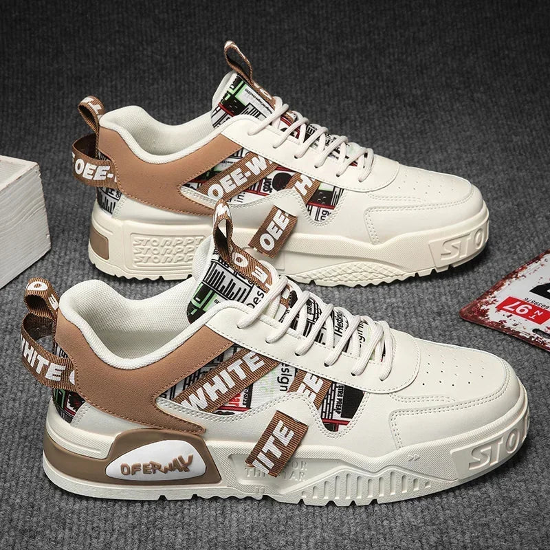 New Skateboard Men's Shoes Summer Sneakers Leather Casual Fashion Outdoor Running Sports Hiking Tennis Platform Designer Luxury