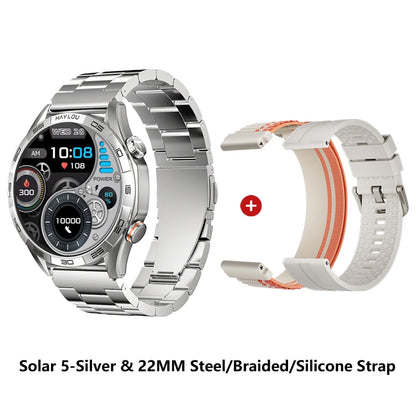 HAYLOU Solar 5 Smart Watch 1.58'' AMOLED Display Smart Watch Voice Calling 24H Health Monitoring 100+ Sport Modes Smartwatch