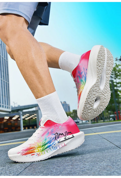 2026 New Eagle Pattern Running Shoes Carbon Plate Marathon Sports Shoes Ultra-Light Breathable Cushioning Training Running Shoes