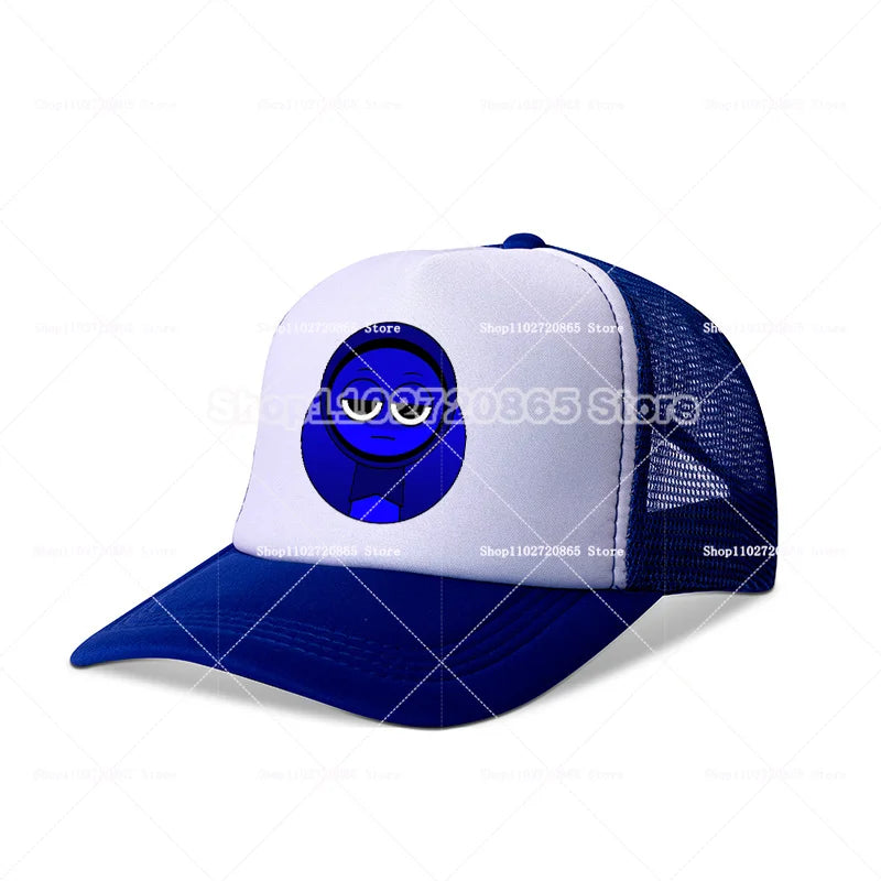 Cappellino da baseball Sprunkis: semplice, alla moda, sportivo, casual, copricapo popolare, cappellini con personaggi anime, cappellino estivo per proteggersi dal sole, regalo di compleanno