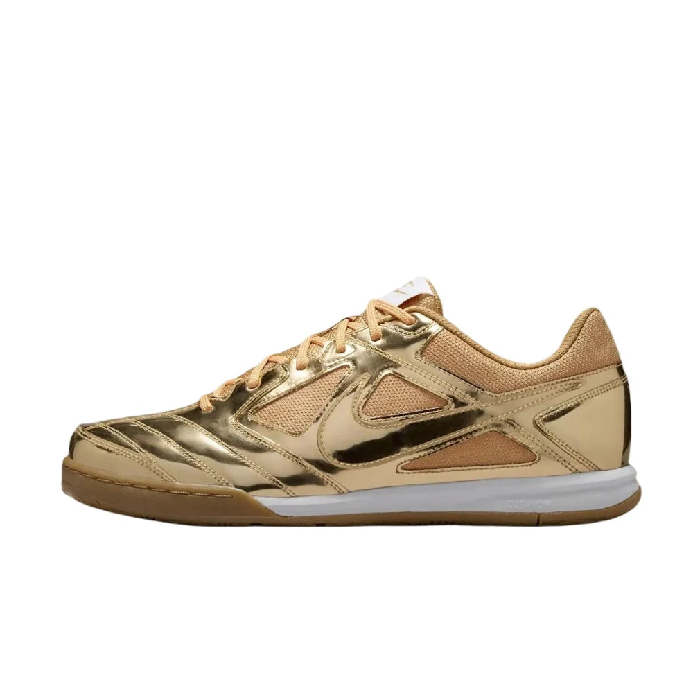 Nike Gato Series LV8 Soft, Slip-Resistant, Durable, Versatile Soccer Shoes Gold Unisex  IB3566700