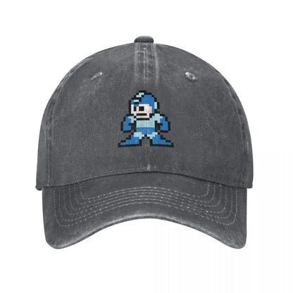 Cappellino da baseball Megaman 8 bit, nuovo, carino, vintage, di lusso, da uomo e da donna